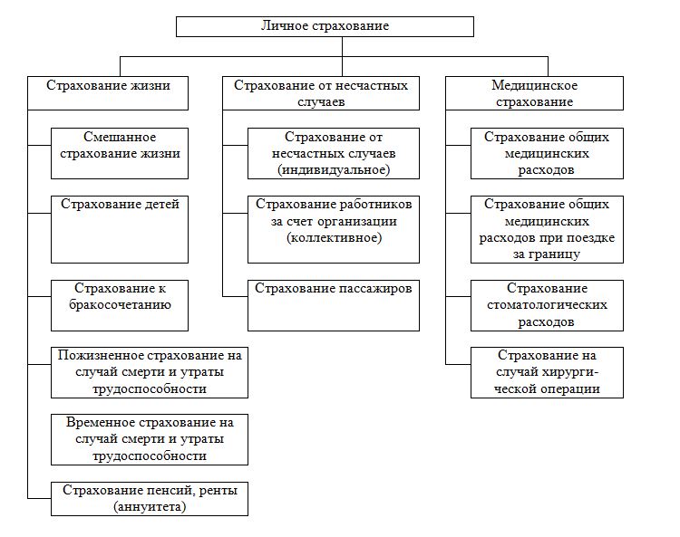 Реферат: Личное страхование понятие и сущность